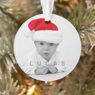 Grand-parents Joie Photo Monogramme Ornement de va