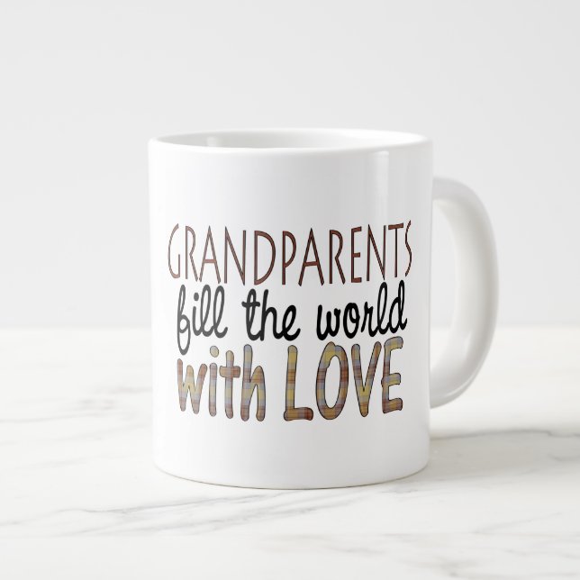 Grand-parents - Jumbo Mug (Devant droit)