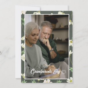Grand-parents photo de jour Carte de vacances
