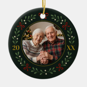Grand-parents Photo Ornement de couronne - Famille