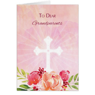 Grand-parents Religieux Bénédiction de Pâques Aqua