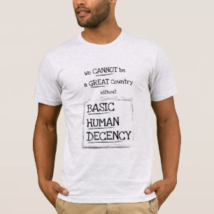 Grand pays Décence humaine de base T-Shirt (Light