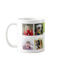 Grand-père 10x Collage photo de grands-enfants Mug