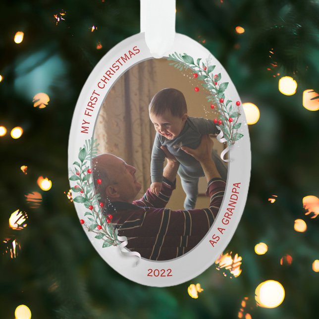 Grand-père classique de nouveau-né 1er Noël (Créateur téléchargé)