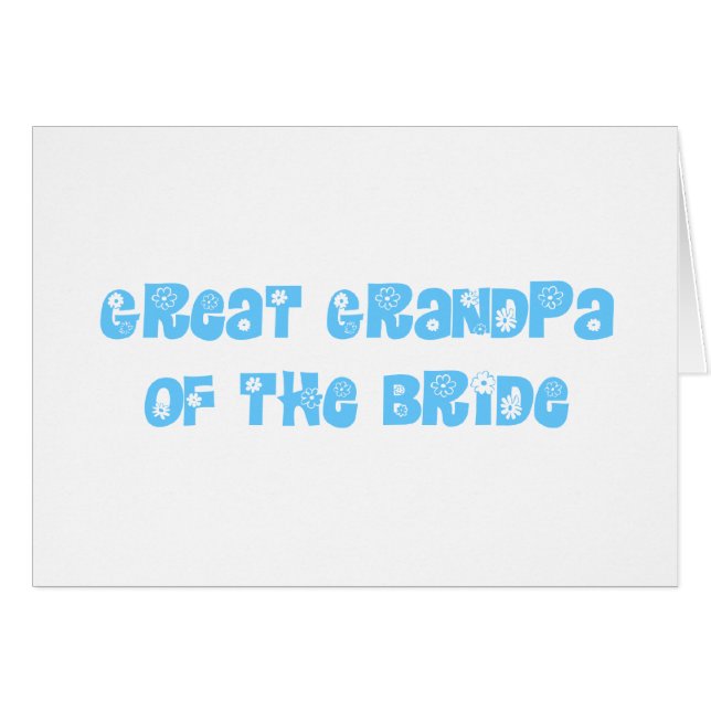 Grand-père de la mariée (Devant horizontal)