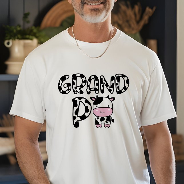 Grand-père de la vache grand-père jumelé T-shirt A (Créateur téléchargé)