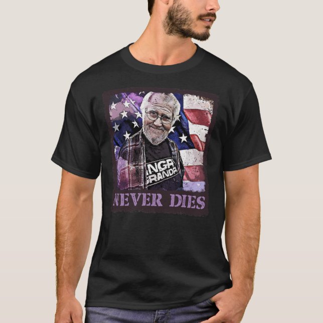 Grand-père en colère ne meurt jamais de T-shirt cl (Devant)