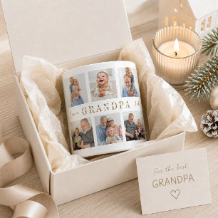 Grand-père Espresso Mug personnalisé Photos pers