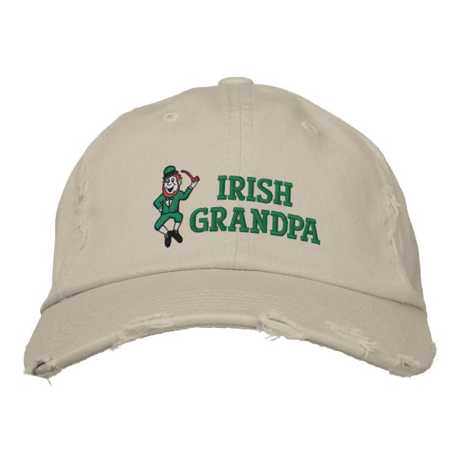 Grand-père irlandais Casquette brodé (Devant)