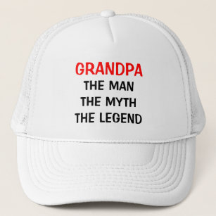 Grand-père l'homme mythe légende casquette