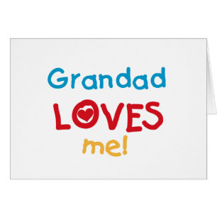 Grand-père m'aime T-shirts et cadeaux