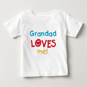Grand-père m'aime T-shirts et cadeaux