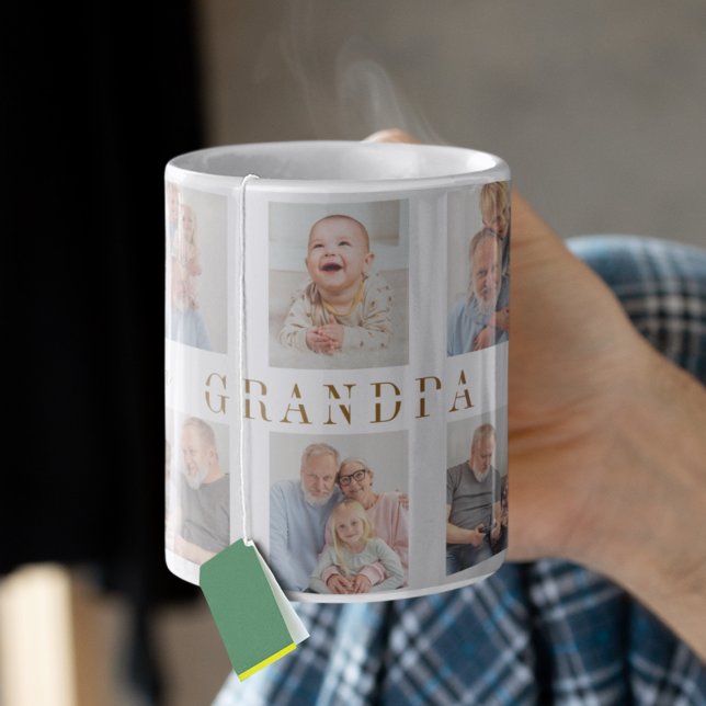 Grand-père Mug personnalisé | Photos personnalisée (Créateur téléchargé)