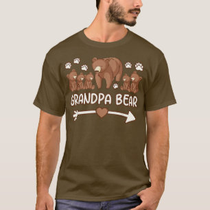grand-père ours tshirt pour hommes, grand-père our