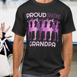Grand-Père Patinage Fière T-shirt