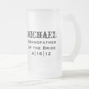 Grand-père personnalisé de la mariée Mug