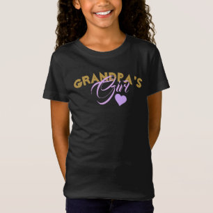 Grand-père's Girl - T-shirt Girls's Fine Jersey