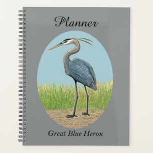 Grand planificateur de héron bleu