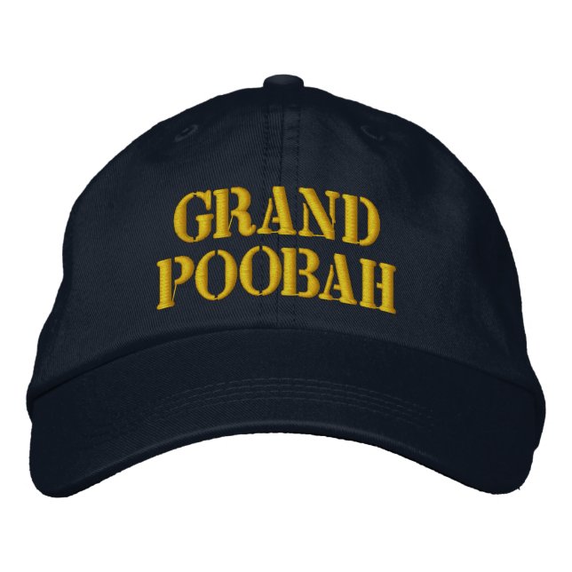 GRAND POOBAH Casquette brodé (Devant)