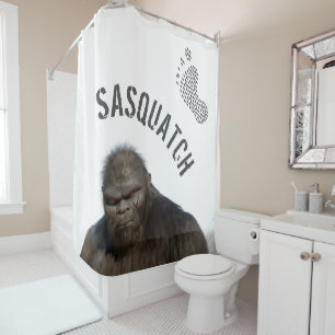 GRAND PORTRAIT DE SASQUATCH PORTRAIT rideau de dou