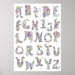 grand poster : alphabet
