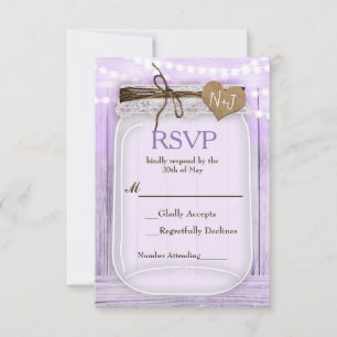 Grand pot Mason & Lumières Lavande Violet RSVP