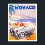 Grand Prix vintage de Monaco 1936 Carte postale<br><div class="desc">Grand Prix vintage de Monaco 1936 Carte postale</div>