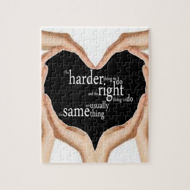 Grand puzzle de citation ! ! La chose plus dure à (Vertical)