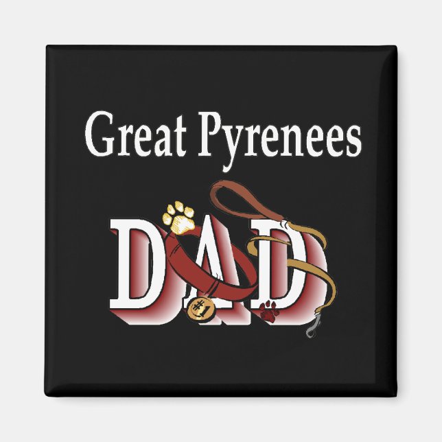 Grand Pyrénées DAD Magnet (Devant)