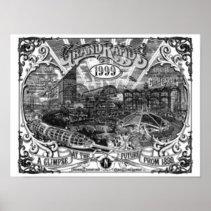 Grand Rapids 1999 16 X 12 Poster Impression d'oeuv
