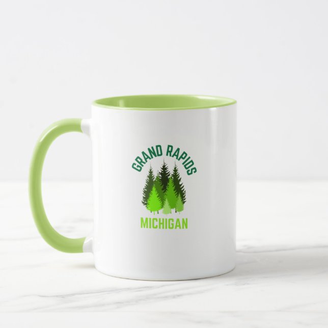 Grand Rapids Michigan Hometown Coffee Mug (Gauche)