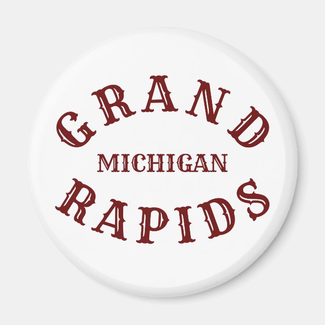 Grand Rapids, Michigan Magnet (Devant)