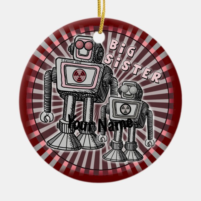 Grand Robot Sœur  ornement (Devant)