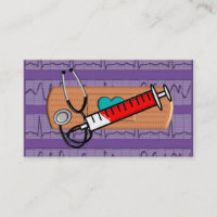 Grand rose Bandaid IV de cartes de visite Médicale