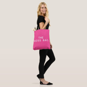 GRAND sac à imprimer Boss, tendance rose Décontrac