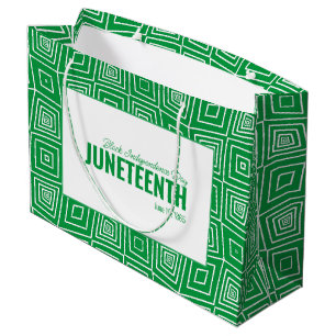 Grand Sac Cadeau 19 juin 1865 Journée de la liberté noire