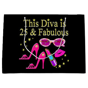 GRAND SAC CADEAU 25E ANNIVERSAIRE FABULEUX DIVA DESIGN