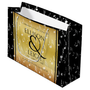 Grand Sac Cadeau 27e anniversaire du Mariage de musique