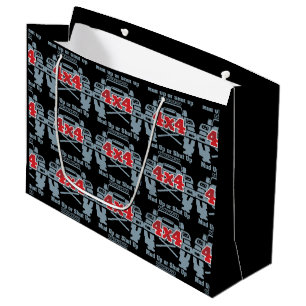 Grand Sac Cadeau 4x4 haut ou fermé de boue outre de route