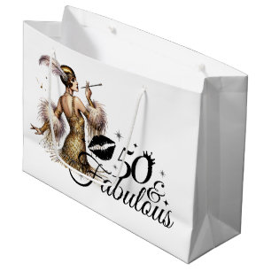 Grand Sac Cadeau 50 ans et fabuleux 