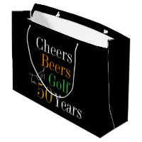 50e anniversaire Cheers and Beers Golf Party Favor