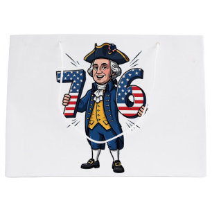 Grand Sac Cadeau 6-7 7-6 George Washington Six Sept Mèmes 67 Tendan