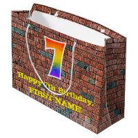 7e anniversaire : Amusant, Arc-en-ciel inspiré par