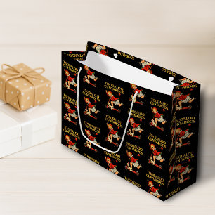 Grand Sac Cadeau À bientôt les connards Drôles Sarcasme Humour Rétr