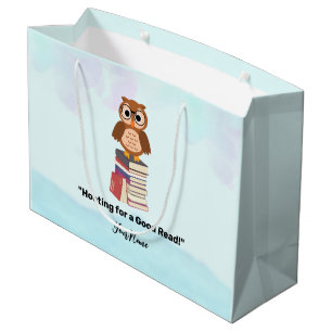 Grand Sac Cadeau "Abri pour une bonne lecture !" Référencement