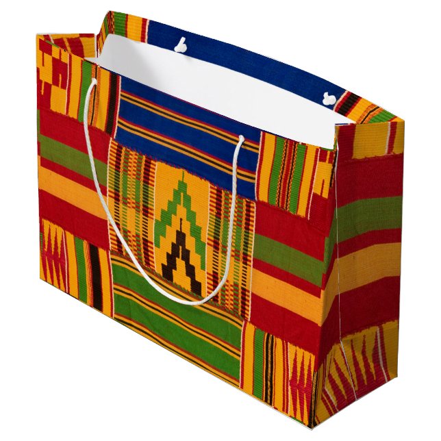 Grand Sac Cadeau Adinkra africaine (Dos Angle)
