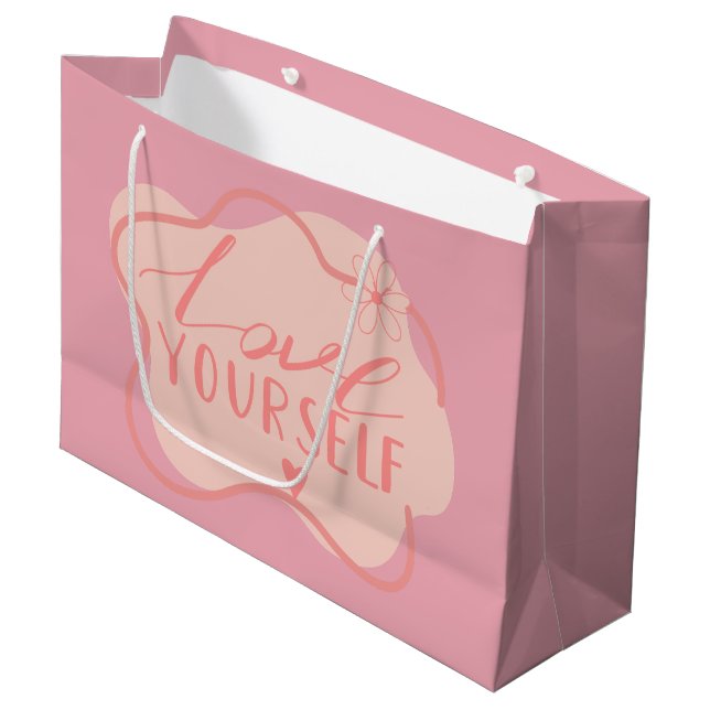 Grand Sac Cadeau Aimez-vous  (Devant Angle)