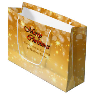 Grand Sac Cadeau Ajouter un nom Modifier le texte Correspondance No