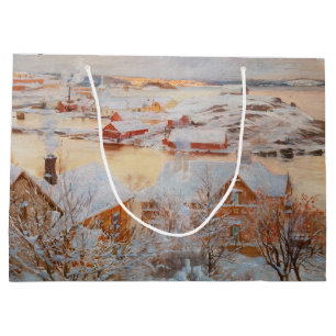 Grand Sac Cadeau Albert Edelfeel - Jour de décembre