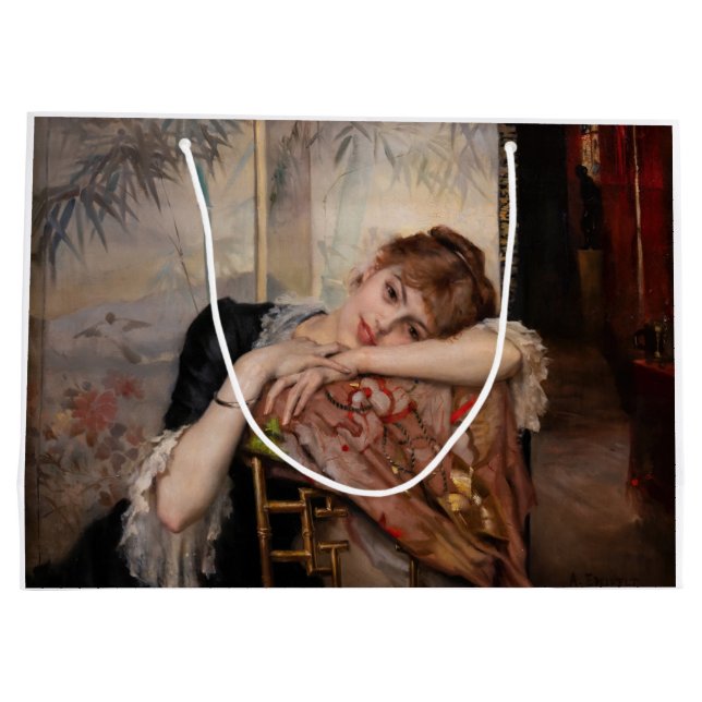 Grand Sac Cadeau Albert Edelfeel - La Parisienne / Virginie (Dos)